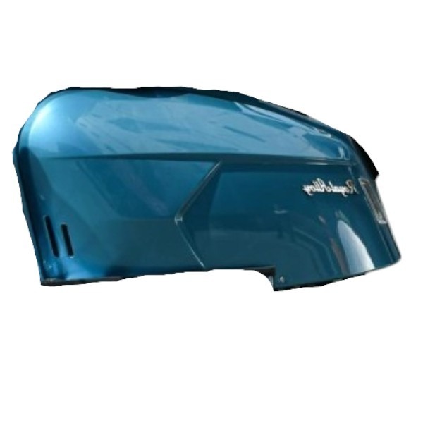 Royal Alloy L.Side Cover - Azzure Blue (Carribean Blue) External Bolt hole